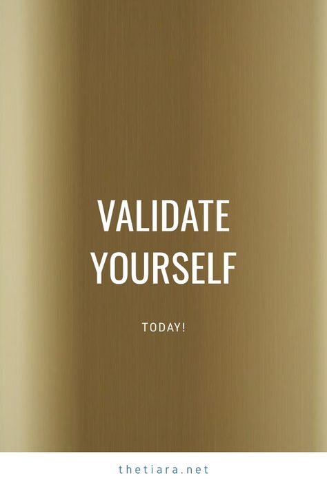 Validate Yourself Today. Self Appreciation isn't wrong . It's not narcissistic. People flock to you when you celebrate yourself. It's the energy you put out there in the Universe. Most of us wait for someone else to praise us. It validates our very existence. And when it's not forthcoming we forget to acknowledge our own charisma. Praise yourself for a change. Acknowledge yourself. Stop the constant self criticism. Remember whatever we choose to applaud  in ourselves will grow . Validate Yourself, Self Criticism, Pageant Training, External Validation, Celebrate Yourself, Self Appreciation, Stop Waiting, Narcissistic People, Speak Life