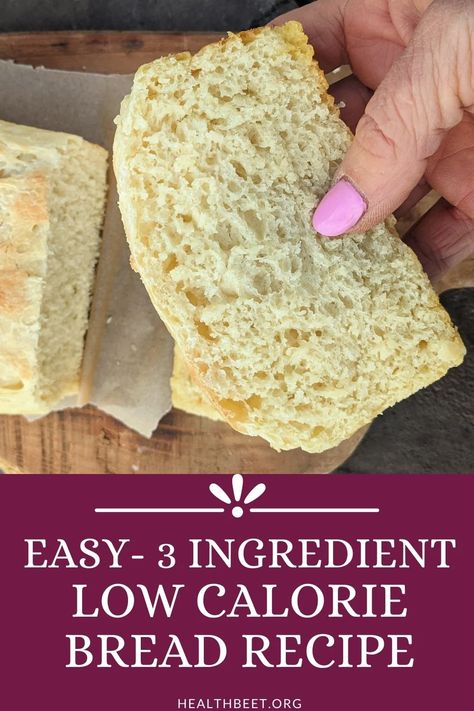 Low Calorie Bread, Healthy Bread Recipes, Lowest Carb Bread Recipe, Boiled Egg Diet Plan, Healthy Bread, Bread Machine Recipes, Low Carb Dinner Recipes, No Calorie Foods, Easy Bread Recipes