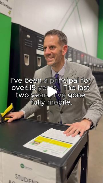 Jared Lamb on Instagram: "I’ve been a principal for over 15 years.  The last two years, I’ve gone fully mobile.  I repurposed my principal’s office into a multi-use conference room.  Instead of being tied to an office, I move throughout my campus on a rolling cart.   I believe administrators are in the business of “educator customer service.” Here are 5 reasons why I ditched the desk.   What do you think of this strategy?  Drop a comment and let me know!   #principalsofinstagram #principalsofig #principals #teacherthings #teacherlife #schooladministrator #teachersofinstagram #teachersofig #education #educatorlife #teacherlife #principallife #educators #teach #school #teachers #students #teacherthings #teachergram #teachersoninstagram #educator #teaching #teachersofinsta #teacherappreciatio Principal Mobile Desk, School Principal Office Interior Design, School Office Decorating Ideas Principal, School Principal Office Decor, Principal Office Design, Principal Office Decorating Ideas, Assistant Principal Office Decor, Assistant Principal Office, Principal Office