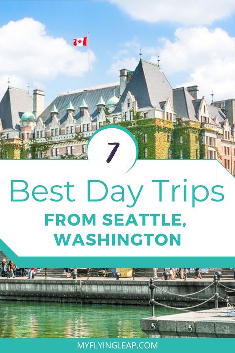 Traveling to Washington and need some ideas for the best Seattle day trips? Here are the best ones not to miss! #seattle #seattledaytrips #washington #seattlewashington Things To Do Near Seattle Washington, Must Do In Seattle Washington, Things To Do In Seattle Washington, Seattle In Spring, Seattle In March, Seattle Day Trips, Seattle Hiking, Seattle Christmas, Day Trips From Seattle