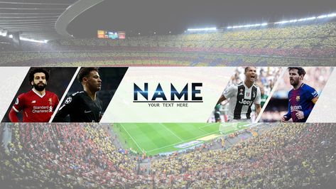 Football Youtube Banner, Banner Youtube 2048x1152, Football Youtube, Soccer Banner, Football Banner, Youtube Banner Backgrounds, Youtube Banner Design, Iphone Tips, Youtube Banner Template