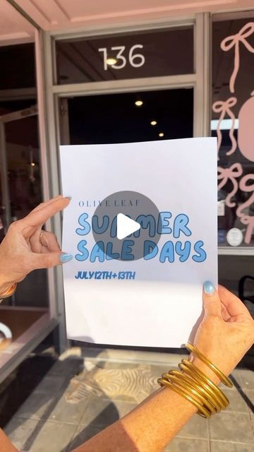 The Olive Leaf on Instagram: "☀️SAVE THE DATES☀️

Summer Sale Days are coming! Stay tuned for more info 😉" Olive Leaf, July 3, Save The Dates, Summer Sale, Stay Tuned, Save The Date, Dates, On Instagram, Instagram