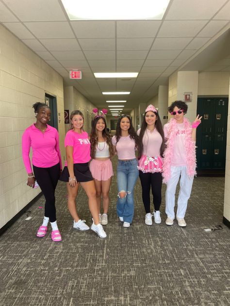 Homecoming Aesthetic, Homecoming Week, High School Life, Pink Out, Aesthetic Tiktok, School Life, Senior Year, Barbie Clothes, Homecoming