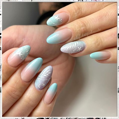 Elevate your vacation style with these stunning acrylic nails designs! From vibrant tropical hues to chic beachy vibes, these nail art ideas will have you feeling ready for paradise. Whether you're lounging by the pool or exploring a new city, make a statement with your vacation nails. Check out these must-have designs now! Mermaid Themed Nails, Cancun Nails Vacations, Summer Vibes Nails, Vaca Nails, Nails Pics, Beachy Nails, Summer Nail Designs, Bright Summer Nails, Romantic Nails