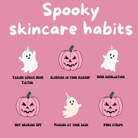 October Salon Quotes, October Esthetician Specials, October Esthetician, Halloween Skincare Quotes, Medspa Content Ideas, Halloween Esthetician Post, Halloween Skin Care, Fall Esthetician Posts, Spooky Esthetician