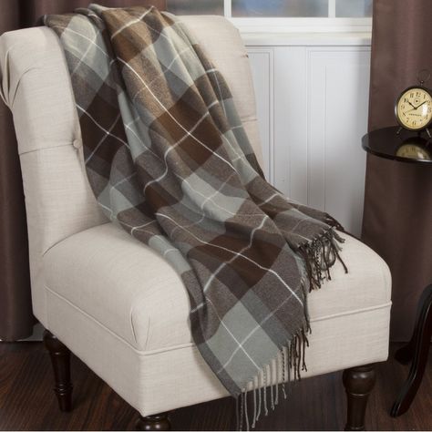 Fall Decor On A Budget, 98 Degrees, Brown Throw Blanket, Windsor Homes, Plaid Throw Blanket, Plaid Throw, Bedding Stores, Fall Weather, Blanket Throw