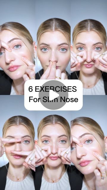 422K views · 17K likes | Valeriia Veksler Face Fitness Nurse on Instagram: "6 exercises for a slimmer nose   Do each one for 30 seconds daily✅  #nonsurgicalnosejob #nonsurgicalrhinoplasty #nosecontour #facefitness #faceyoga   Disclaimer: not a medical advice. For education purpose only. Consult with your physician if you have a medical condition." Nose Exercise, Slimmer Nose, Slim Nose, Nonsurgical Nose Job, Face Fitness, Nose Contouring, Workout Chart, Big Noses, Natural Therapy