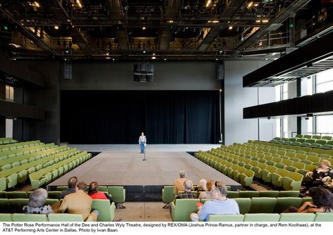 Gallery - Dee and Charles Wyly Theatre / REX + OMA - 13 Theatre Architecture, Rem Koolhaas, Iwan Baan, Experimental Theatre, Modern Theatre, Theater Architecture, Lecture Theatre, Commercial And Office Architecture, Architecture Elevation