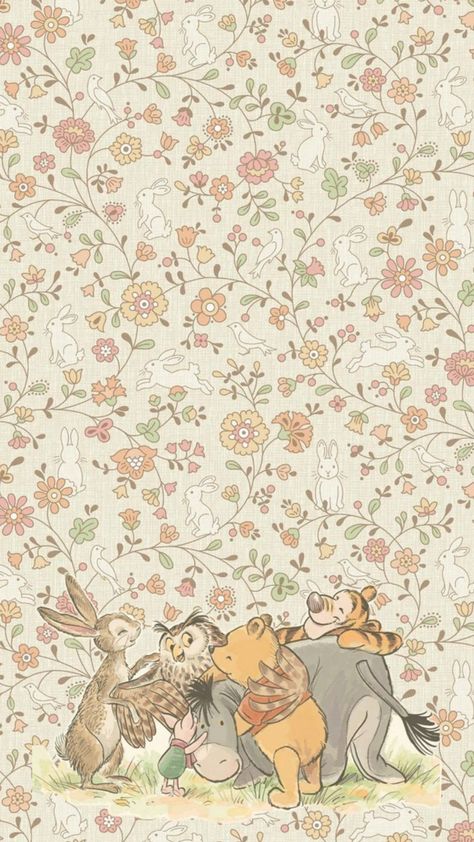 Aesthetic Winnie The Pooh, Pictures Cute Cartoon, Winnie The Pooh Aesthetic, Pooh Aesthetic, Winnie The Pooh Wallpaper, Pooh Wallpaper, Pooh Pictures, Helloween Wallpaper, Winnie The Pooh And Friends