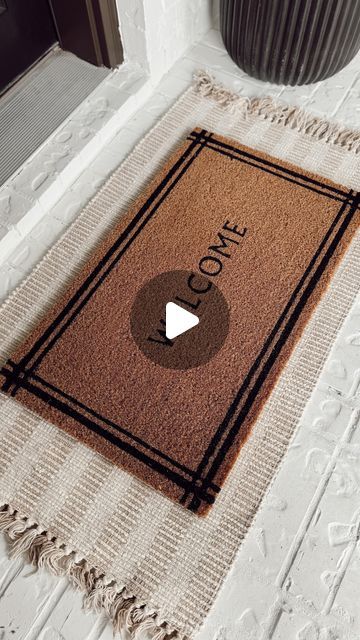 Nina Humes on Instagram: "WALMART HOME IDEA ✨

for a front door with @walmart accent rugs and doormats 🤍 #walmartpartner found so many beautiful accent rugs from Walmart and I love how it looks layered under doormats! Thought I’d share 3 options!

which way is your favorite? 1, 2, or 3? 👀everything here is linked in my bio! Happy Friday friends!! #walmartfinds 

Comment SHOP below to receive a DM with the link to shop this post on my LTK ⬇ https://liketk.it/4JimE
.
.
.
.
.
#homedecor #frontdoordecor #patiodecor #walmarthome #walmartshopping #shopwithme #letsgoshopping #shoppingtrip #affordablehomedecor #decoratingonabudget #entrywaydecor #entrywayideas #summerdecor #summerpartyideas #outdoordecoration" Layered Door Mat Ideas, Bio Happy, Home Idea, Walmart Home, Happy Friday Friends, Walmart Finds, Front Door Rug, Layered Rugs, Affordable Home Decor