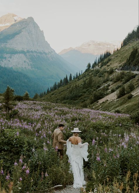 Glacier Wedding, Glacier National Park Elopement, Montana Wedding, National Park Wedding, Future Wedding Plans, Mountain Elopement, Western Wedding, Elopement Locations, Glacier National