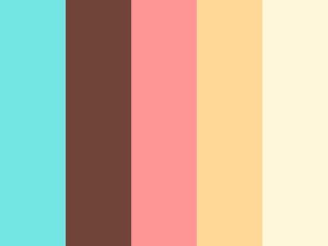 "Ice Cream Truck" by ska cream, ice, summer, sundae, truck Ice Cream Palette Colour, Ice Cream Shop Color Palette, Gelato Station, Ice Cream Color Palette, Ice Cream Palette, Ice Cream Painting, Ice Cream Art, Colorful Ice Cream, Mint Chocolate Chip Ice Cream