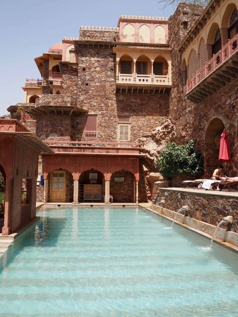 Neemrana Fort Palace, Neemrana Fort, Indian Subcontinent, Desi Aesthetic, Palace Hotel, Watch Tower, Great View, Check In, Walking Tour