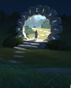 Did you know the story of other side? I mean the underworld. Teyvat h… #fantasy #Fantasy #amreading #books #wattpad Time Portal, Concept Art Landscape, Portal Art, Landscape Concept, Fantasy Places, Concept Art Drawing, Fantasy Art Landscapes, Fantasy Concept Art, Dessin Adorable