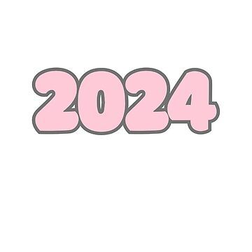 "2024 Year Aesthetic" Sticker for Sale by sarati | Redbubble 2024 Stickers Aesthetic, 2024 Logo Aesthetic, 2025 Logo Aesthetic, 2024 Year Logo, 2024 Aesthetic Logo, 2025 Logo, Nurse Drawing, Year Aesthetic, Realistic Eye Drawing