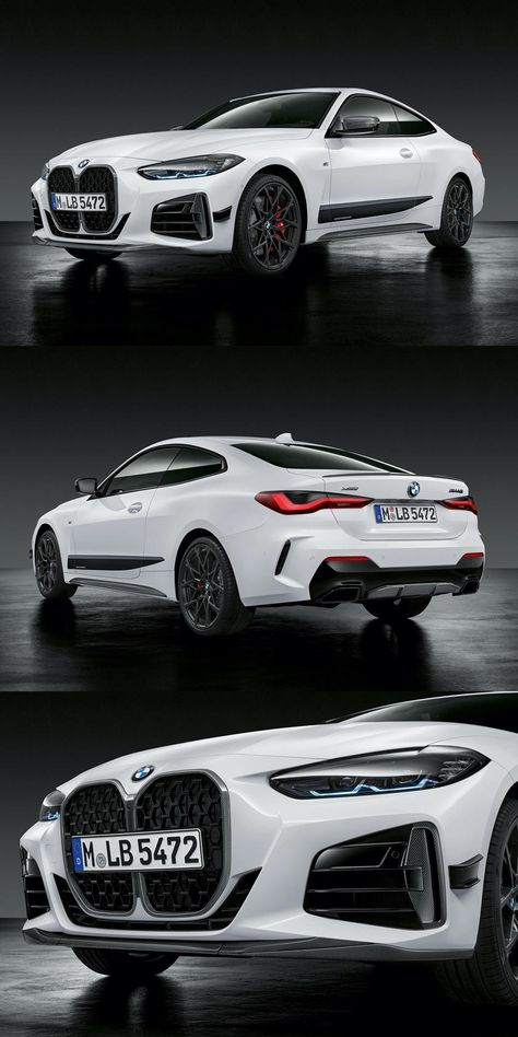 2021 BMW 4 Series Tries On Sporty M Performance Parts. Does the BMW 4 Series look better with these sporty M Performance parts? Bmw 4 Series Wallpaper, 4 Series Bmw, Sporty Cars, Roadster Car, Bmw 4, Tesla Roadster, Bmw 4 Series, Ford Mustang Car, Bmw 7 Series