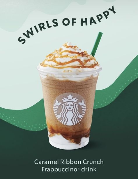 Starbucks Promotion Poster, Starbucks Creative Ads, Food And Beverage Design, Starbucks Poster, Coffee Marketing, Starbucks Art, Juice Ad, Social Media Campaign Design, Coffee Poster Design