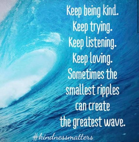 Sometimes the smallest ripples can create the greatest wave Ripple Quotes, Motovational Quotes, Spring Bulletin, Spring Bulletin Boards, Ocean Backgrounds, School Climate, Personal Improvement, Pink Kpop, Beach Quotes