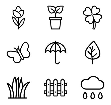 16 Spring icon for personal and commercial use. Good Ware Lineal icons. Download for free at flaticon.com now! #Flaticon #spring #seasons #freeicons Spring Symbols, Plant Template, Spring Doodles, Spring Templates, Spring Icons, Spring Elements, Cute Shapes, Doodle Art For Beginners, Banner Illustration