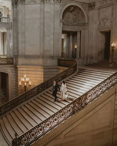 Sf City Hall Elopement, City Hall Wedding Photography, City Hall Wedding Photos, San Francisco City Hall Elopement, Sf City Hall Wedding, Wedding Photo Inspo, Courthouse Wedding Photos, Sf Wedding, San Francisco City Hall Wedding