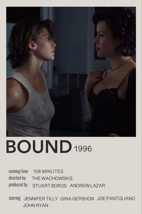 Bound 1996 Poster, Imagine Me And You Poster, Wlw Shows And Movies, Wlw Movies To Watch, Gl Movie Recommendations, Queer Movies To Watch, Sapphic Movies List, Bottoms Movie Poster, Gay Movie Poster