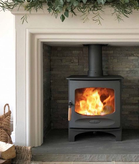 Woodburning Stove Fireplace, Fireplace Showroom, Wood Burner Fireplace, Wood Burning Stoves Living Room, Log Burner Fireplace, Log Burner Living Room, Front Room Decor, Victorian Living Room, Wood Stove Fireplace