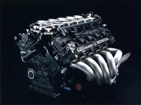 Mugen Honda V-10 . . . . beyond words! Mugen Honda, F1 Engine, Honda F1, Honda Vtec, Honda Engine, Honda Integra, Perfect Things, Engine Room, Aircraft Engine