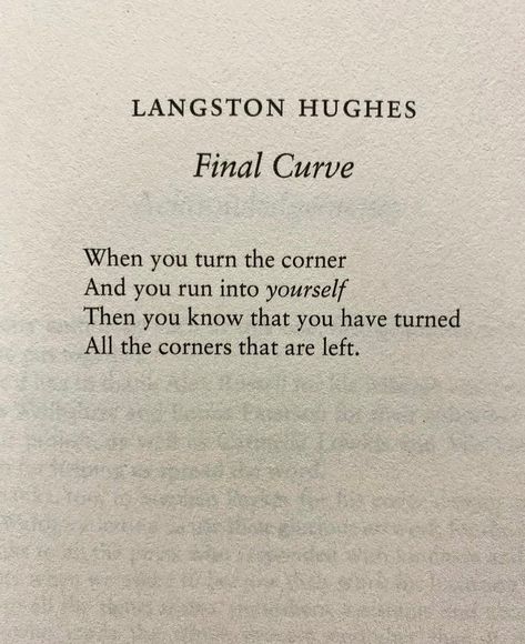 Poem for Tuesday September 12th. Final Curve by Langston Hughes. | Instagram Langston Hughes Poetry, Langston Hughes Quotes, Langston Hughes Poems, September Quotes, Nature Poem, Langston Hughes, Creative Writing Tips, Friendship Poems, Short Poems