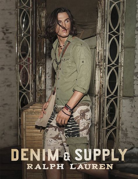 Ralph Lauren Denim And Supply, Mark Seliger, Nick Fouquet, Ralph Lauren Denim, Denim And Supply, Ralph Lauren Outfits, Men Looks, Indigo Blue, Mens Denim