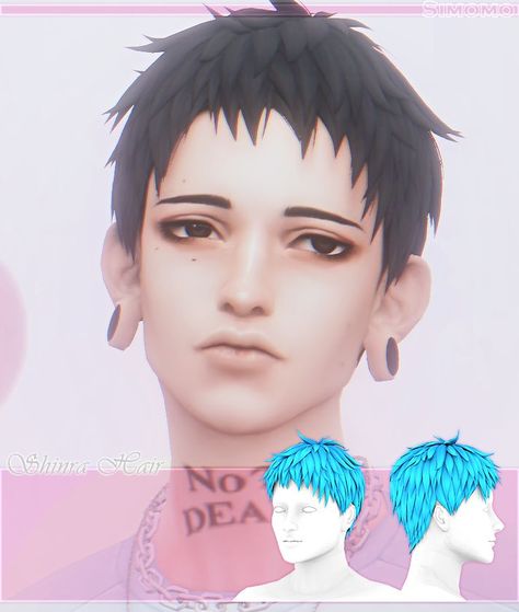 Sims 4 Buzzcut Hair Cc, Hair Ts4, Male Sims, Sims 4 Hair Male, Sims 4 Cas Mods, Cc Hair, Sims 4 Anime, Pelo Sims, My Sims