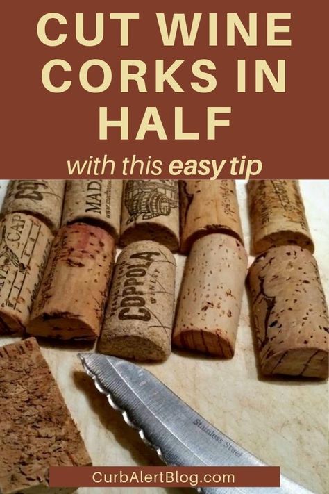 v Wine Cork Backsplash Diy, Crafting With Wine Corks, Things To Make With Corks Crafts, Cork Letters Diy Initials, Cork Board From Wine Corks, Easy Wine Cork Crafts Diy, How To Cut Corks Easily, Things To Make Out Of Wine Corks, Crafts To Do With Wine Corks