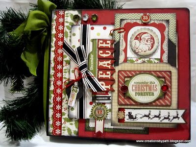 Creations by Patti: Christmas Traditions Embellish Mini Album Christmas Mini Albums, Paper Bag Album, Mini Album Tutorial, Christmas Journal, Christmas Paper Crafts, Christmas Albums, Mini Journal, Mini Scrapbook, Christmas Scrapbook