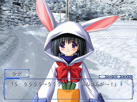 SNOW | Yukizuki Sumino Comic Party, Novel Game, 2000s Art, Moe Anime, Mysterious Girl, Novel Games, Manga Artist, Art Style Inspiration, Visual Novel