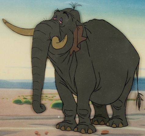 Jungle Book Elephant, Disney Elephant, Room Murals, Jungle Book Disney, Mlp Memes, Kids Room Murals, Dinosaur Images, Elephant Illustration, The Jungle Book