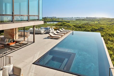 Hollander Design, Dune House, Victoria Hagan, Dunes House, Hamptons Home, Infinity Edge Pool, Landscape Architects, Hamptons House, Backyard Pool Designs