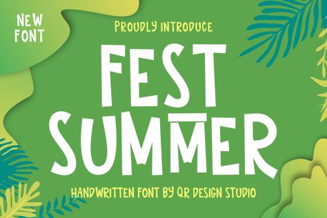 Fest Summer is a bold and authentic display font. The font is suitable for any branding project like logo, summer, greeting card, and many more Try before you buy Fest Summer font for iOS, Android, macOS, or Windows for free, or you can download the full version with a commercial license here. Fest Summer Script […] Get your free download of the Fest Summer Font now at FreeFontDL - Free Font Download! Summer Fonts Free, Summer Fonts, Summer Font, Free Font Download, Fancy Fonts, Commercial Fonts, Font Generator, Font Download, Font Types