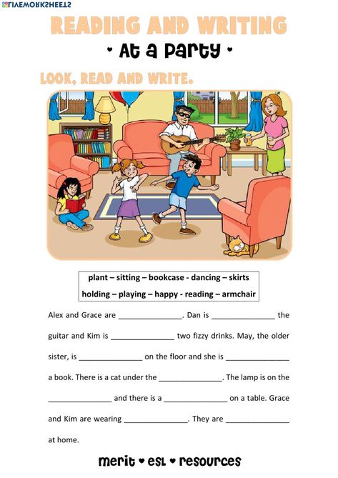 Picture Composition For Grade 4 English, Picture Comprehension Grade 2, Picture Reading For Kids, Picture Composition For Grade 3, Picture Composition For Class 2, Reading And Writing Worksheets, Grade 3 Reading, Comprehension Kindergarten, Worksheets For Grade 2