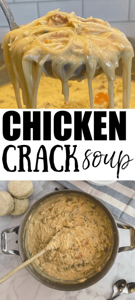 Essen, Creamy Soup Recipes, Soup With Chicken, Creamy Chicken Soup, Milk Cream, Soup Dinner, Chicken Soup Recipes, Creamy Soup, Easy Soups