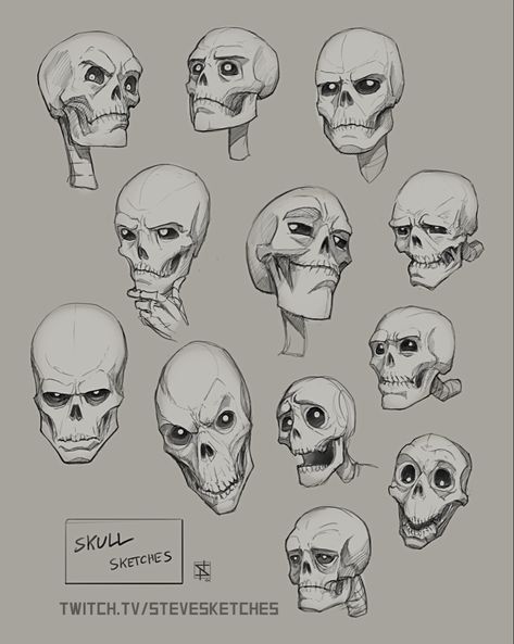 Skull Reference, Drawing Face Expressions, Skeleton Drawings, Drawing Expressions, Skull Drawing, Concept Art Drawing, Cool Sketches, Anatomy Art, Art Tutorials Drawing