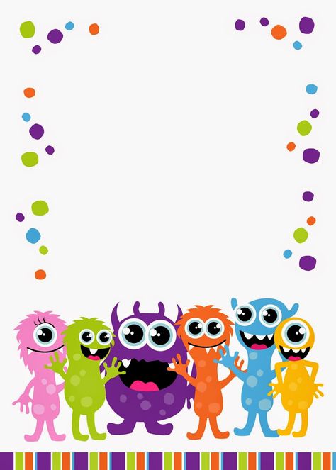 Monster Theme Classroom, Monster Classroom, Monster Invitations, Monster 1st Birthdays, Monster Birthday Parties, Monster Theme, Funny Monsters, Cartoon Monsters, Monster Birthday