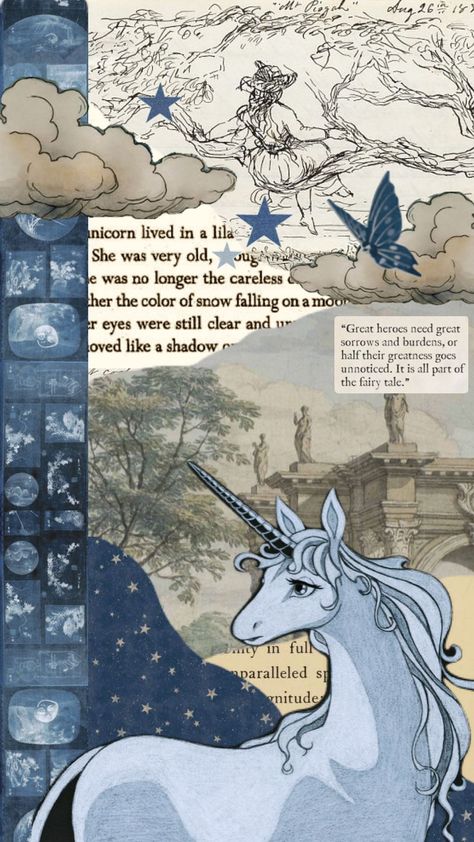 #thelastunicorn #unicorn #fantasy #vintage #ethereal #magic #books The Last Unicorn Movie, Unicorn Alphabet, Pretty Phone Backgrounds, Fantasy Vintage, Magic Books, Last Unicorn, Unicorn Illustration, The Last Unicorn, Unicorn Wallpaper