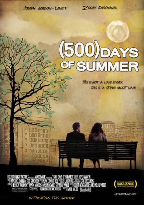 Independent Movies, Vicky Cristina Barcelona, Zombie Land, Movie Recommendations, 500 Days Of Summer, 500 Days, Summer Movie, Summer Poster, Boy Meets Girl