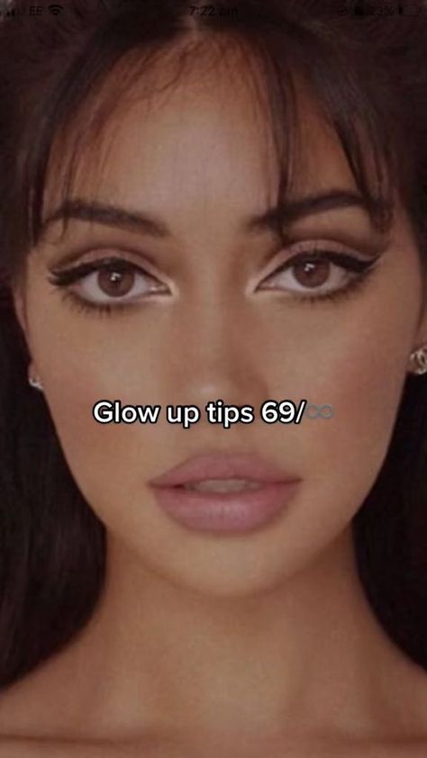 Glow up tips for you Doe Eye Makeup, Glowup Tips, Simple Makeup Tips, Cute Eye Makeup, Makeup Help, Make Up Tutorial, Face Makeup Tips, Doe Eyes, Face Makeup Tutorial