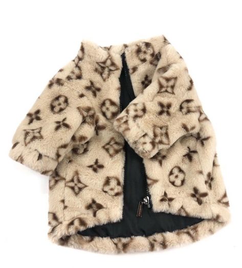 Dog Accessories, Dog Winter Clothes, Dog Winter Coat, Beige Jacket, Streetwear Shop, Dog Jacket, Winter Dog, Dog Coats, Faux Fur Coat