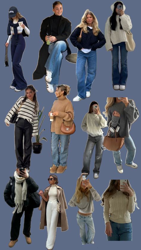 Winter Outfits City New York, Winter Outfits Big Size, Denim Shaket Outfits, Trend Fall Winter 2024 Outfits, Plaid Jacket Outfits For Women, Doc Martins Outfits Fall, Boston Trip Outfits, Bundled Up Outfit Cold Weather, Doc Martin Outfits Fall