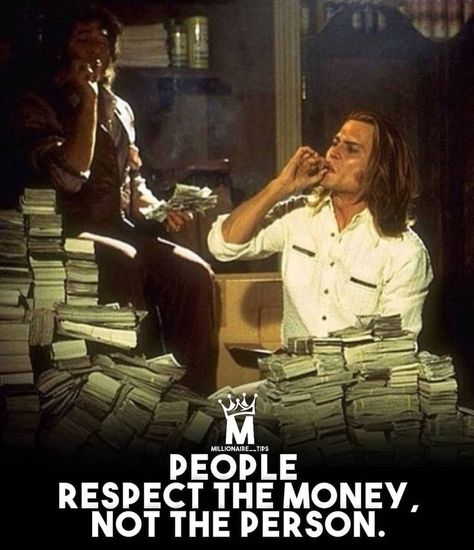 People respect the money, not who you are... Click and follow... #make money online #Affiliate marketing #work from home # shopify #amazon fba #Grant Cardone #John Crestani #e-commerce marketing Ghost Quote, Pablo Emilio Escobar, Friendship Wallpaper, Legend Quotes, Off Page Seo, Money Mindset Quotes, Bad Boy Quotes, Amazon Seo, Google Website