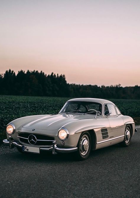 Mercedes 300sl Gullwing, 300sl Gullwing, Gentleman Lifestyle, Old Mercedes, Mercedes 300sl, Mercedes 300, Moment In Time, One Moment, The Road