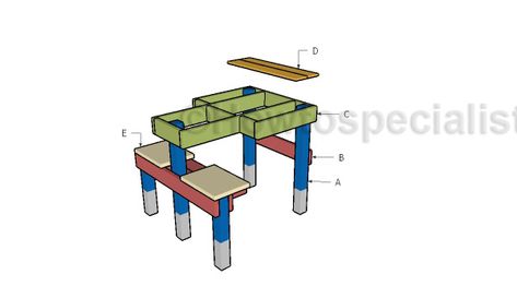 Shooting Table Plans | HowToSpecialist - How to Build, Step by Step DIY Plans Shooting Table Plans, Shooting Bench Plans, Shooting Table, Deer Stand Plans, Bed Frame Plans, Picnic Table Plans, Woodworking Plans Beginner, Waterproof Glue, Deer Stand