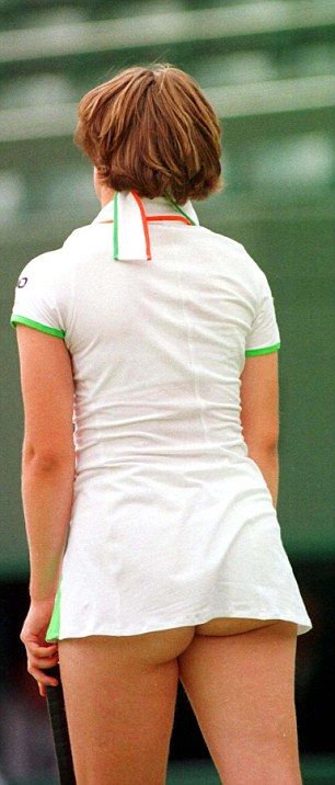 From Anna Kournikova to Eugenie Bouchard, which was Wimbledon's sexiest decade? | Daily Mail Online Martina Hingis, Eugenie Bouchard, Chris Evert, Female Tennis, Anna Kournikova, Catwalk Models, Ladies Tennis, Maria Sharapova, Tennis Player