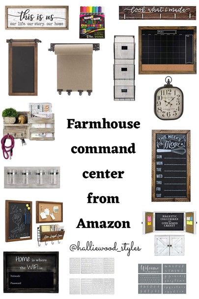 Wall Family Organizer, Black Wall Command Center, Rustic Command Center, Organization Wall Ideas, Farmhouse Command Center, Kitchen Command Center Wall, Command Board, Comand Center, Chalkboard Command Center